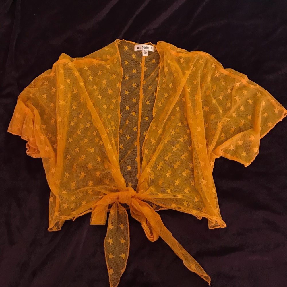 Yellow Star Over Shirt